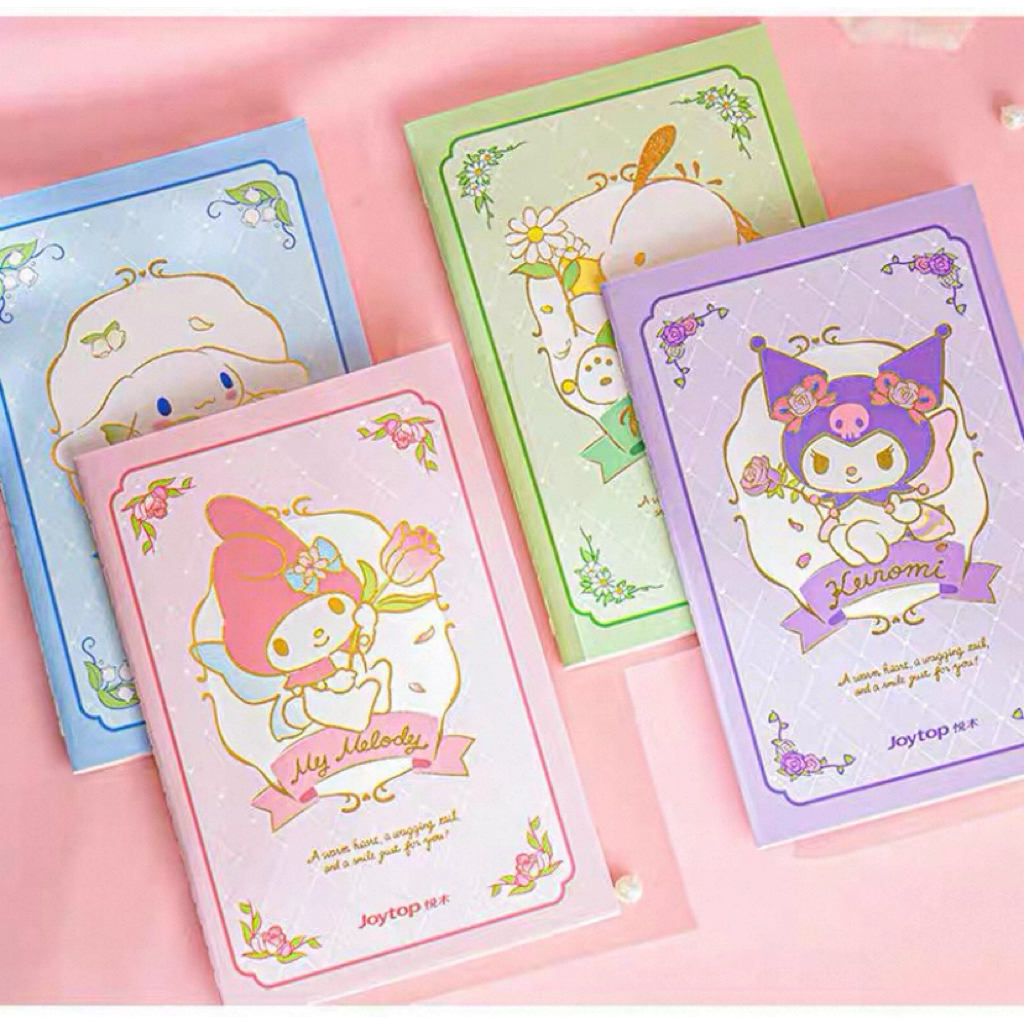 Original Joytop Sanrio Snoopy Buku Tulis B5 TANPA RING Sanrio Buku Tulis Bergaris Sanrio Joytop