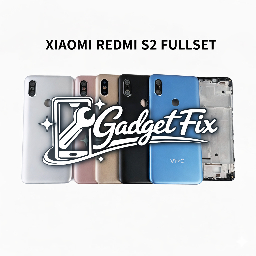 Backdoor Housing Fullset HP Xiaomi Redmi S2 Backdoor + Frame LCD Bekdor Kesing Full Set