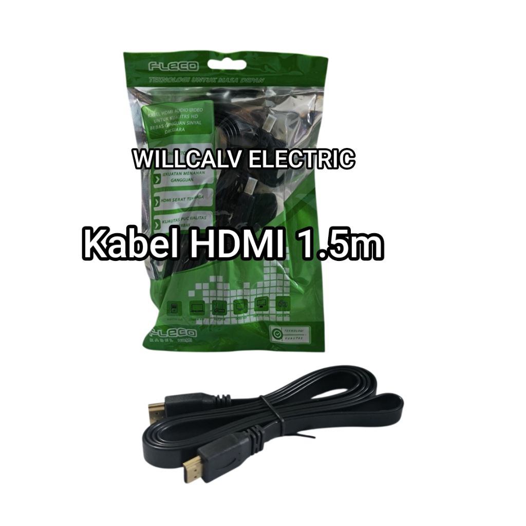 Kabel HDMI 1 meter 1,2 meter 1,5 meter / kabel HDMI ke HDMI 1 Meter 1,2 Meter 1,5 Meter
