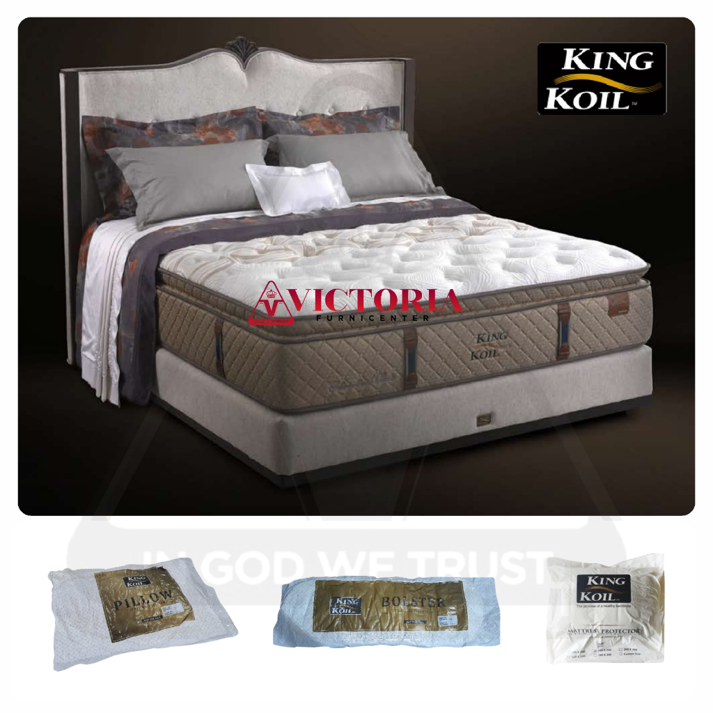 King Koil  International Classic  Fullset  Set  200 x 200  200x200  Kasur Spring Bed Springbed Termu