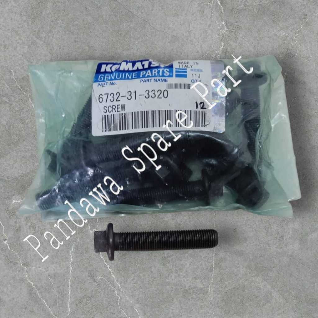 6732-31-3320 SCREW CONROD PC200-8 KOMATSU GENUINE (1PCS)