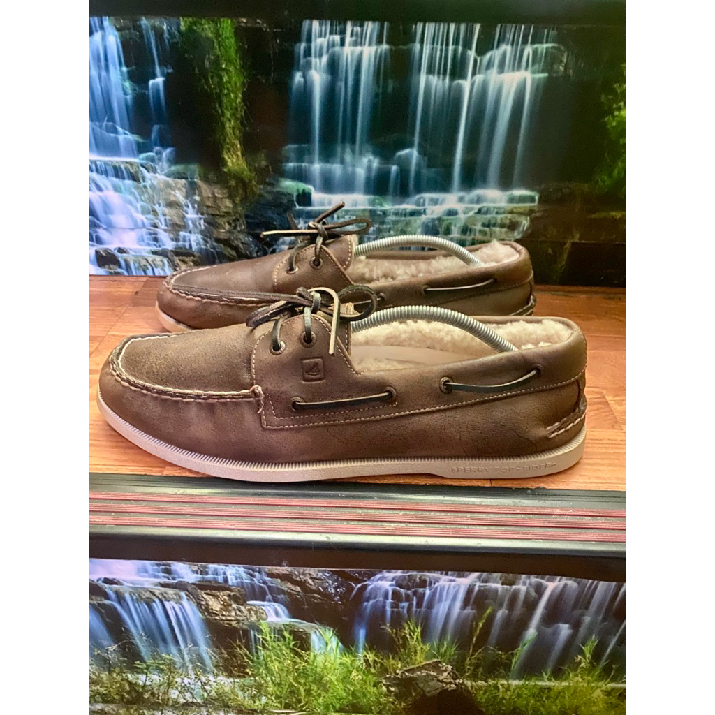 Sepatu Brown Leather Size 46 insole 29,5