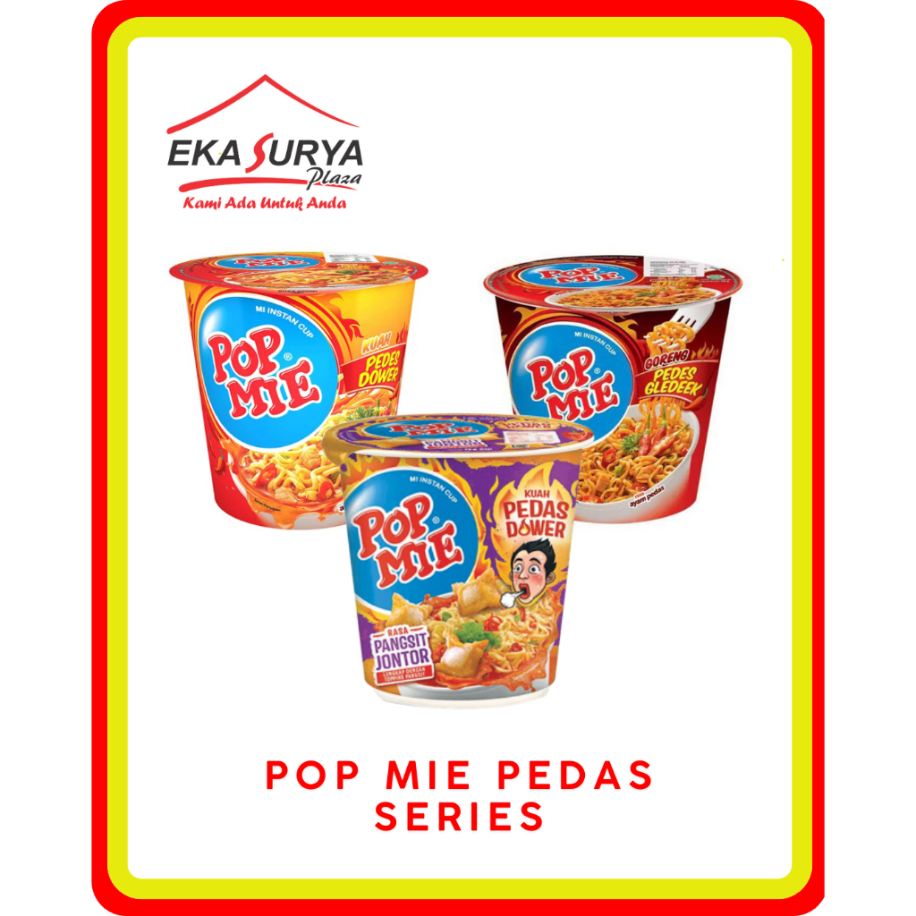Pop Mie Pedes Series - Pangsit Jontor / Pedes Gledek / Pedes Dower - Cup All Variant