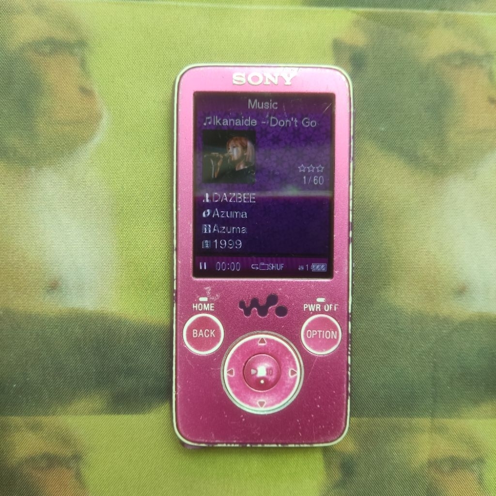 sony NW-S636F 4gb DAP walkman radio atrac mp3 player 1 bahasa pink audio dIgital nw s636f seri s 2nd