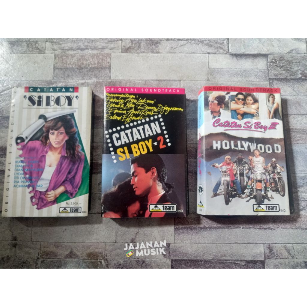 Kaset OST Catatan Si Boy (Sepaket)