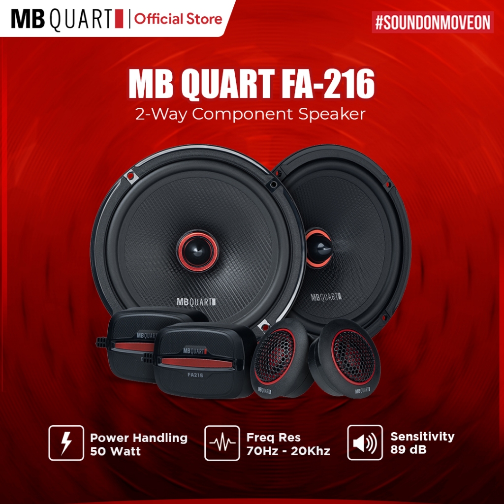 MB Quart FA-216 2 Way Component Speaker