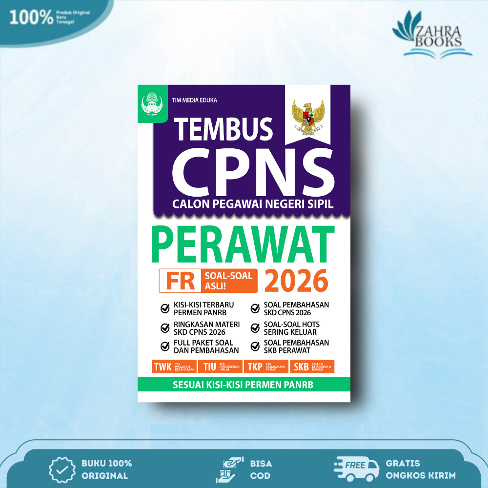 Buku Tebus TES CPNS PERAWAT 2026 - Media Eduka