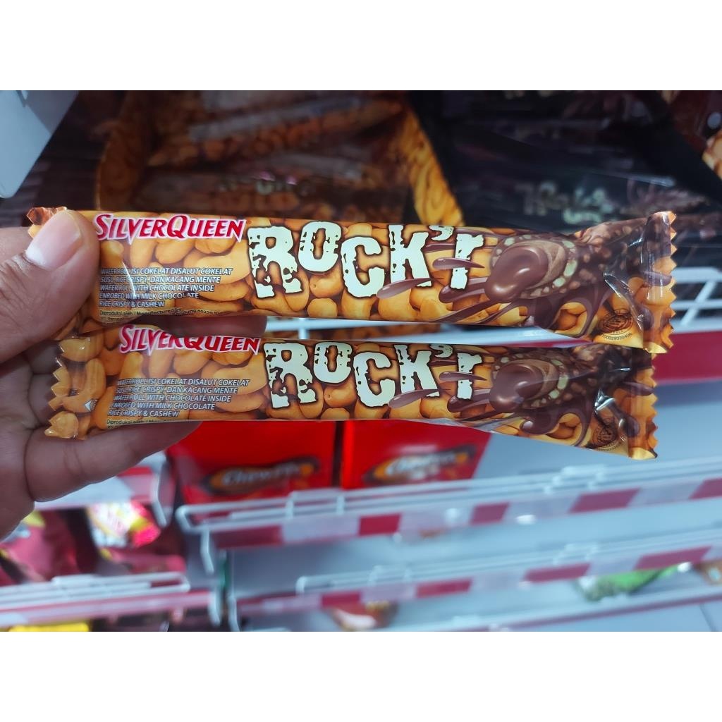 Coklat SilverQueen Rocker Milk 22g | SilverQueen Mente | Mede Cashew Dark White