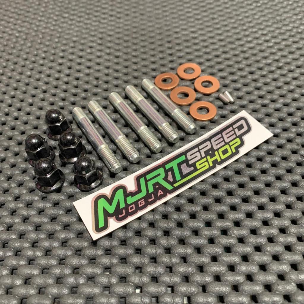 BAUT TANAM RING DAN PIN BLOK HEAD UMA RACING 65MM FOR NINJA150