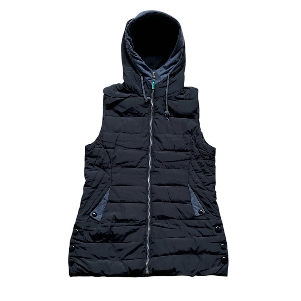 Jby puffer long vest rompi second