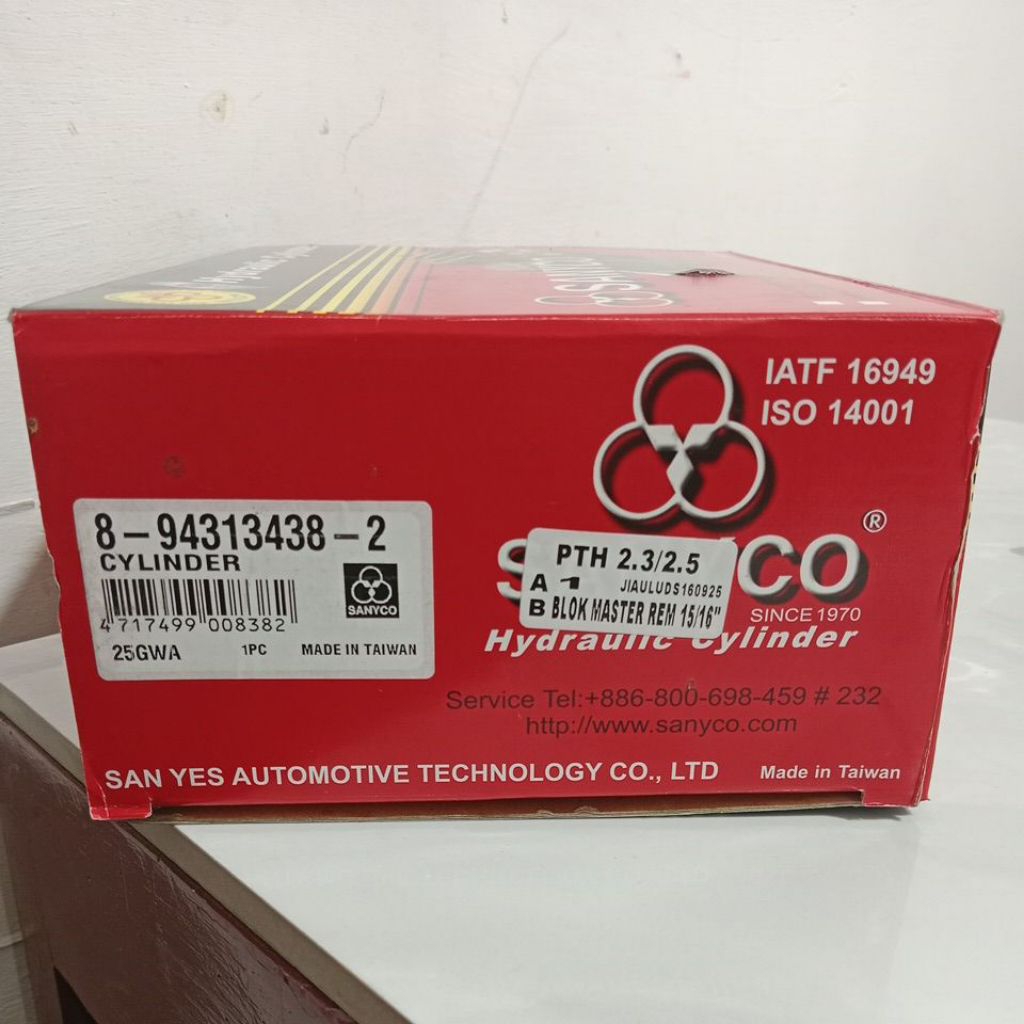 MASTER REM PANTHER 2.3/2.5 15/16 | BLOK MASTER REM SANYCO