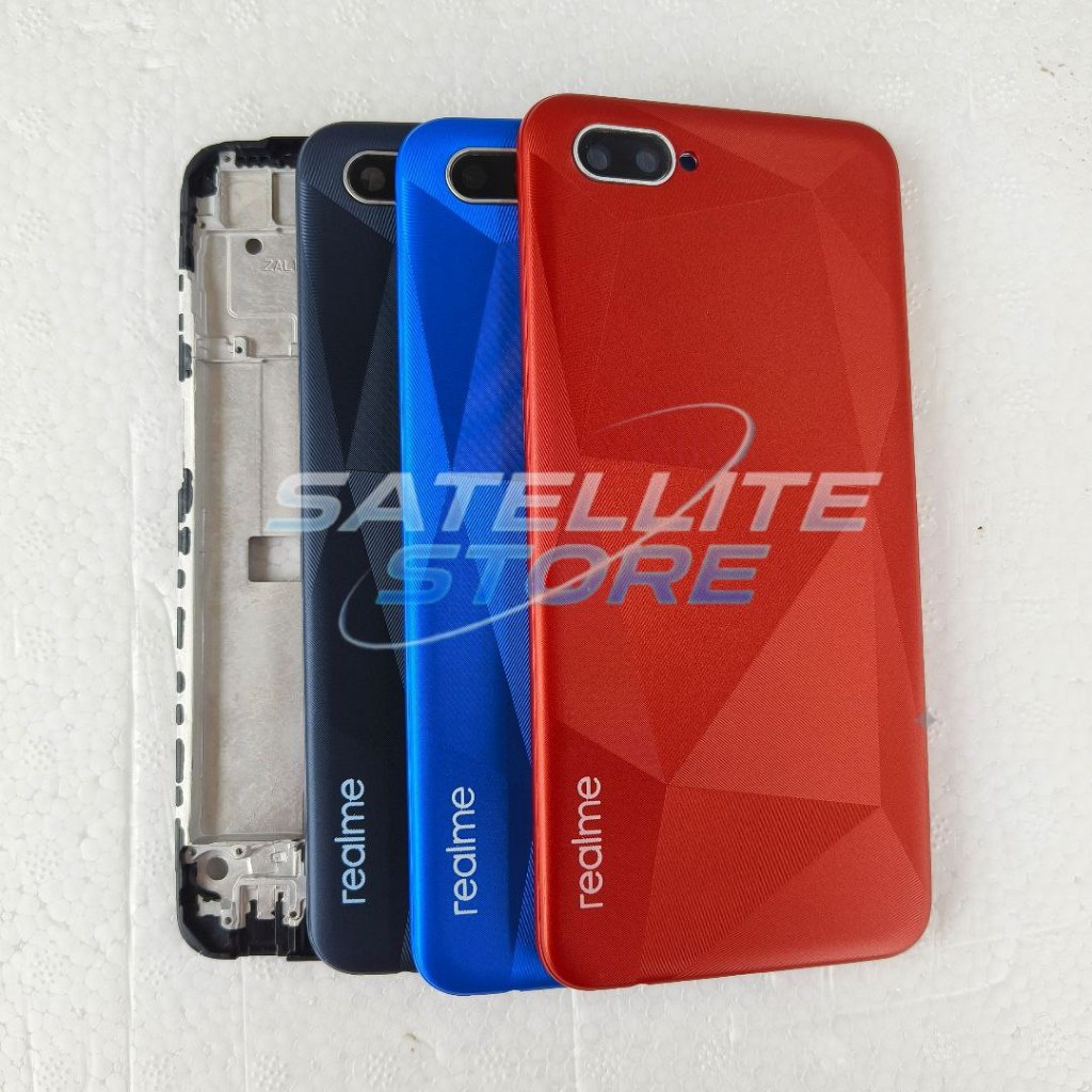 Backdoor Casing Housing Realme C2 RMX1941 RMX1945 Back Cover Tutup Belakang + Frame Lcd