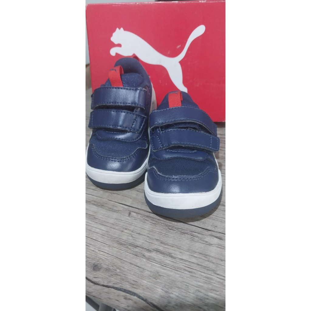 (Preloved) PUMA Multiflex Mesh - Navy - Uk 20/13cm