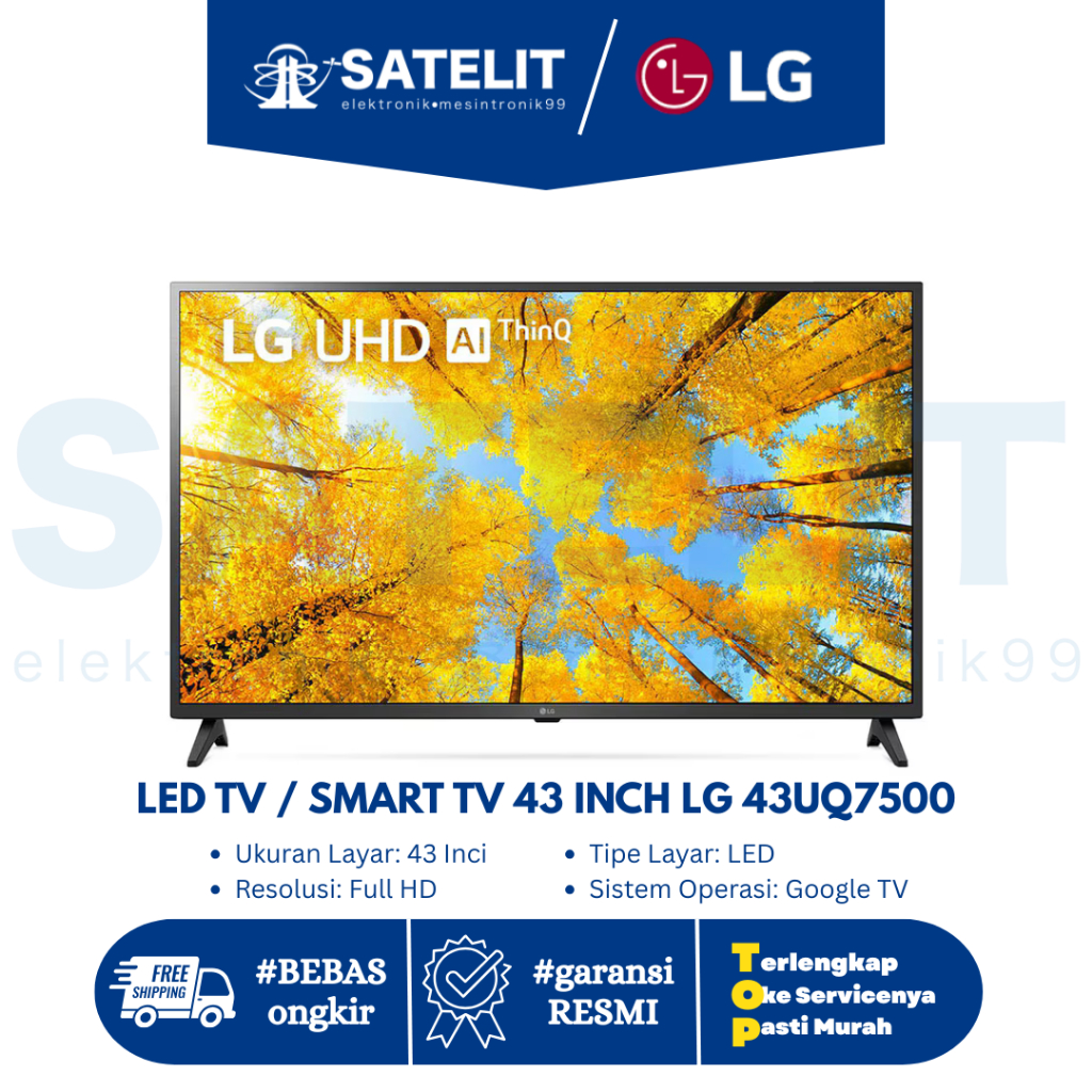 LED TV / SMART TV 43 INCH LG 43UQ7500