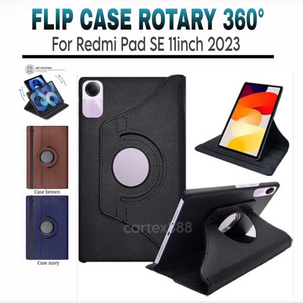 Case Rotary Redmi Pad SE 11 inch /  case redmi pad se / casing redmi pad se / case redmi pad se 11 i