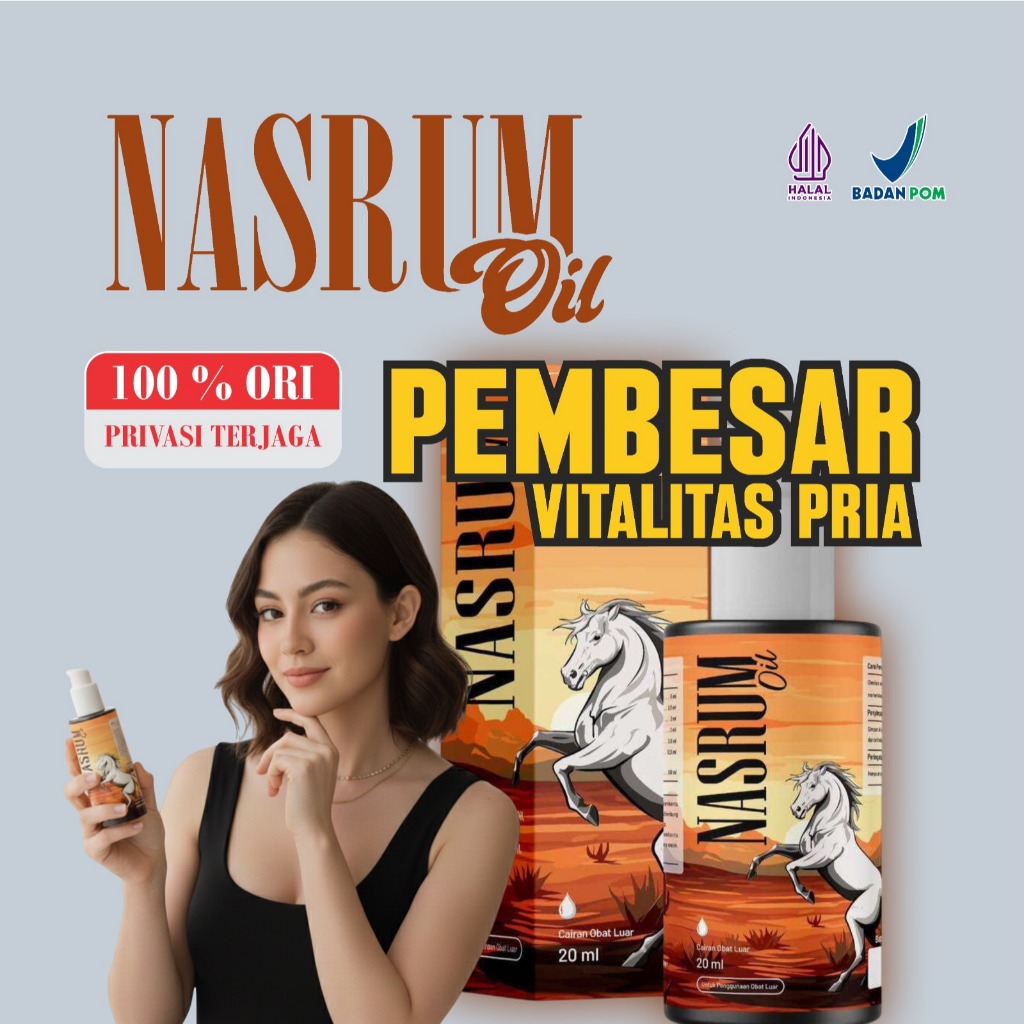 NASRUM OIL BPOM MINYAK PEMBESAR KELAMIN PRIA ORIGINAL