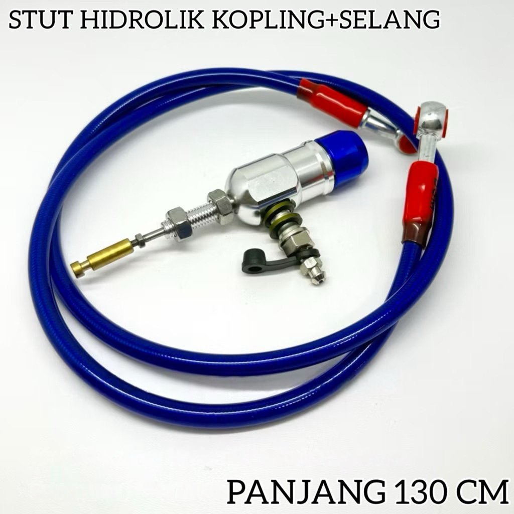 STUT HIDROLIK KOPLING + SELANG 130 CM UNIVERSAL PNP