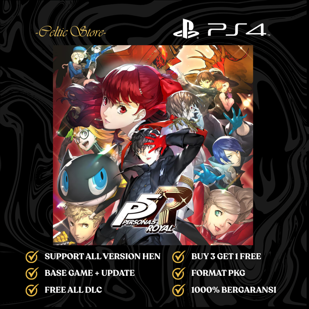 Persona 5 Royal – Game PS4 HEN Digital (Format PKG) | Full Version