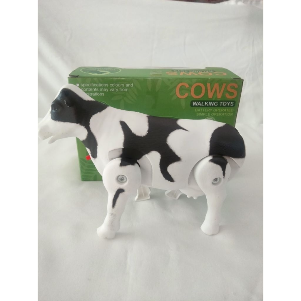mainan anak binatang sapi bisa jalan