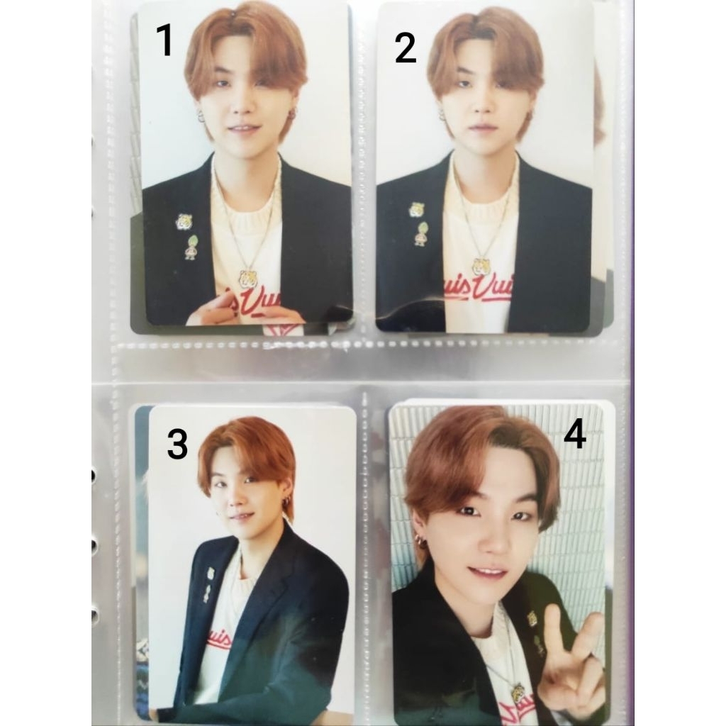 Photocard official Dicon 101 BTS Suga
