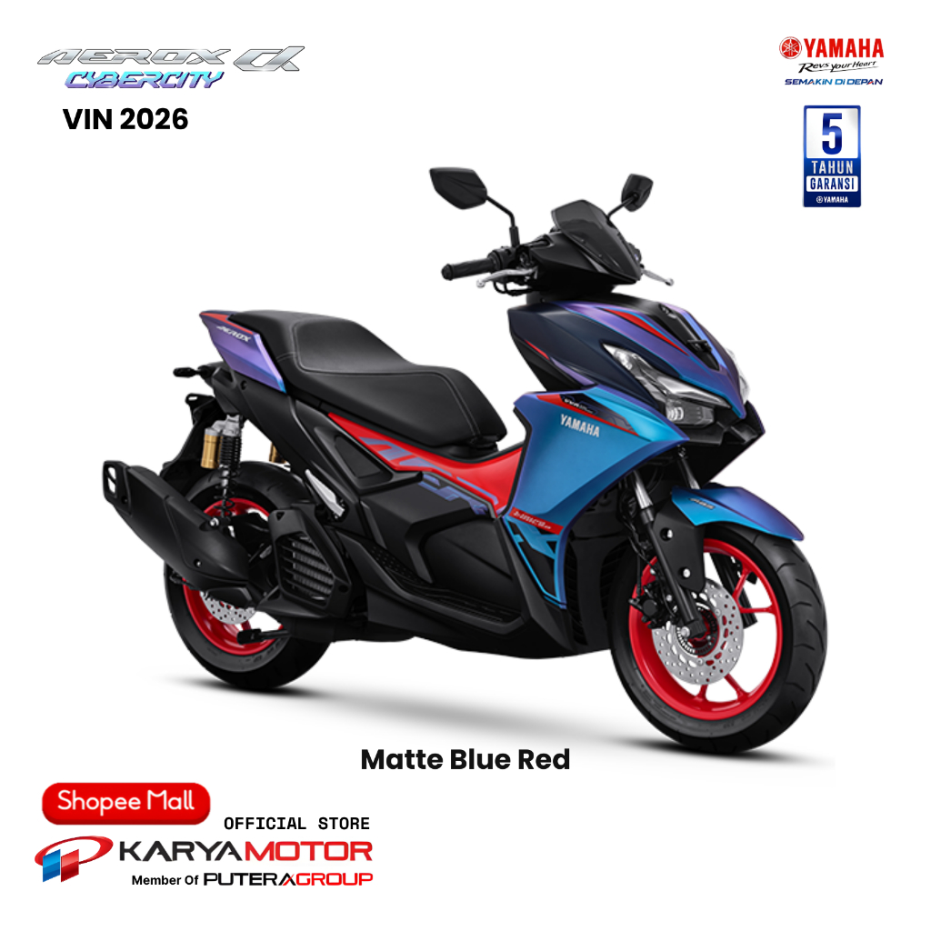Sepeda Motor Yamaha Aerox Alpha CyberCity