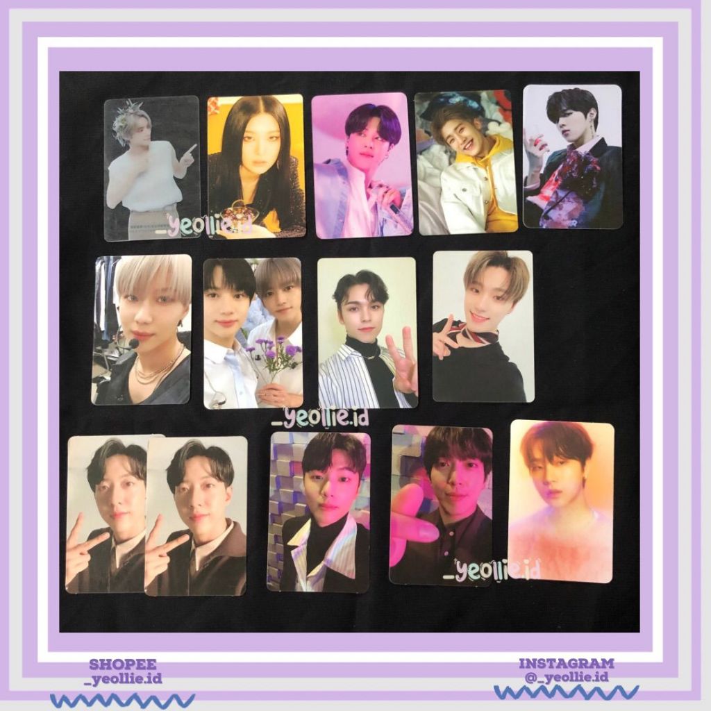 [OFFICIAL] PHOTOCARD XIAOJUN SEULGI RED VELVET JIMIN BTS ASTRO WEO SEOK TAEMIN SHINE SUPERM TAEYONG 
