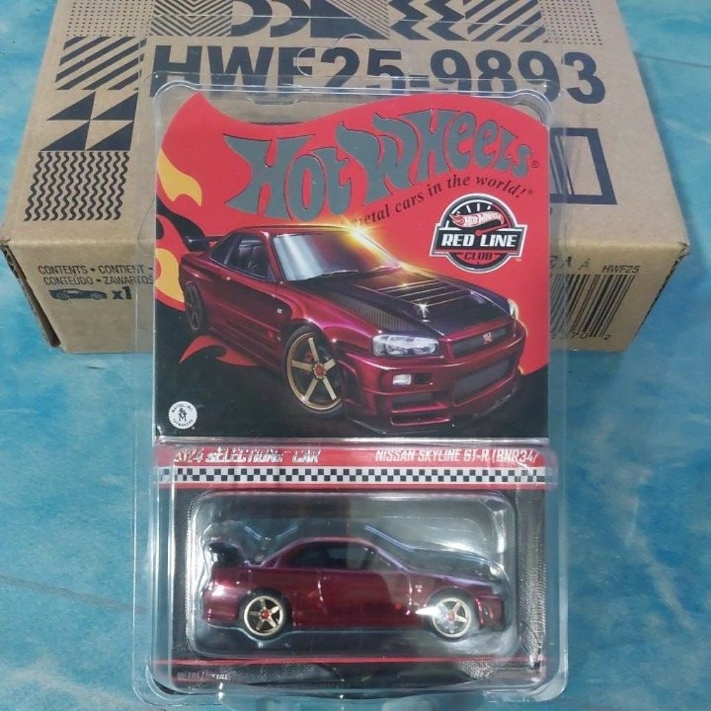 Hot Wheels RLC R34 Red Blood Red Line Club