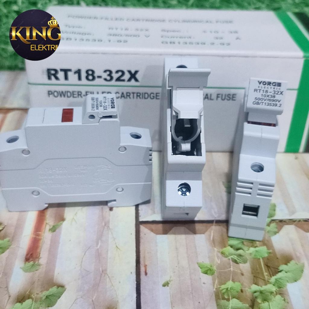 Fuse Holder RT18-32 din rail rumah fuse 10 x 38 10*38 10x38 VORGE