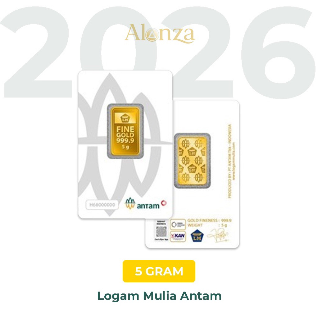 LOGAM MULIA EMAS ANTAM CERTIEYE 5 GRAM TERBARU 2026 ORIGINAL 100%
