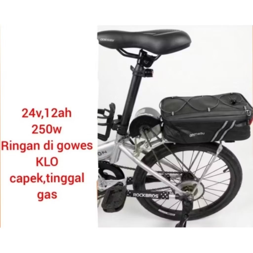 sepeda lipat listrik folding e-bike