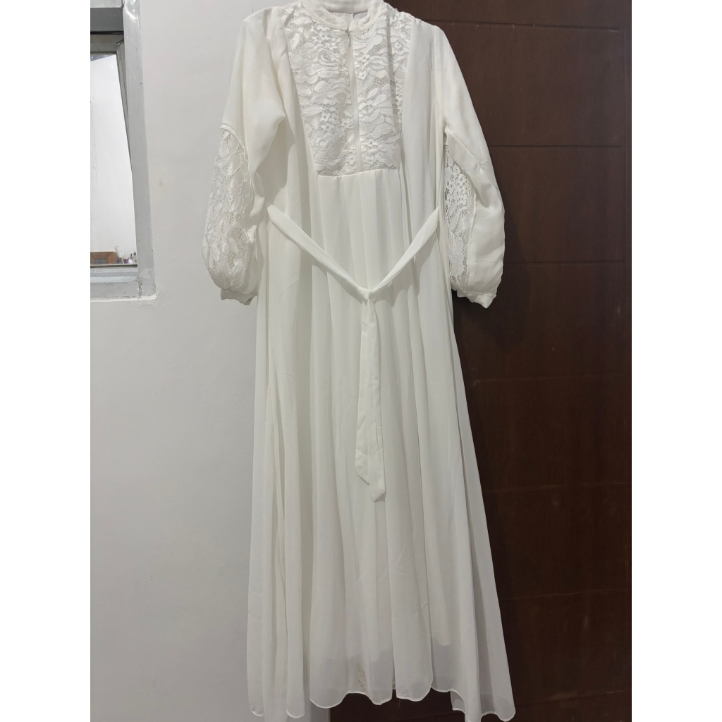 [PRELOVED] Baju Gamis Lebaran Putih