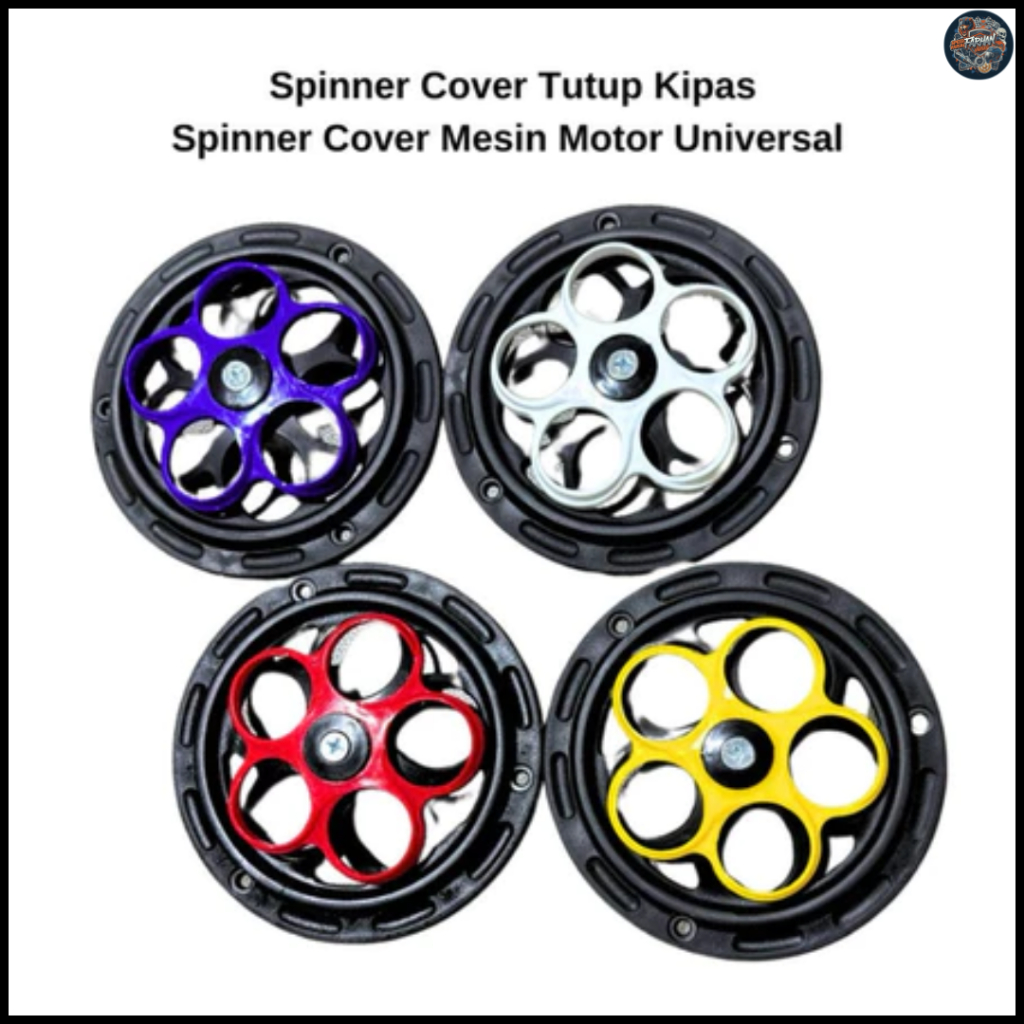 SPINNER PENUTUP KIPAS UNIVERSAL MATIC MIO SCOOPY BEAT FI/DELUXE/STREET XRIDE Accesories Motor