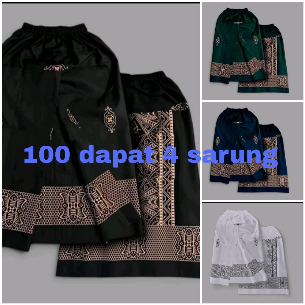 [BISA COD] PAKET HEMAT 100 RIBU DAPAT 4 PCS SARUNG INSTAN ANAK