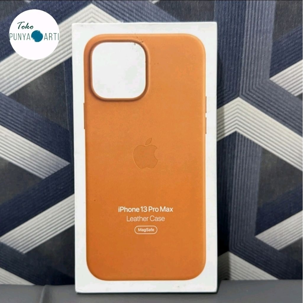 Apple Leather Case with Magsafe iPhone 13 Pro Max Official Original Resmi iBox