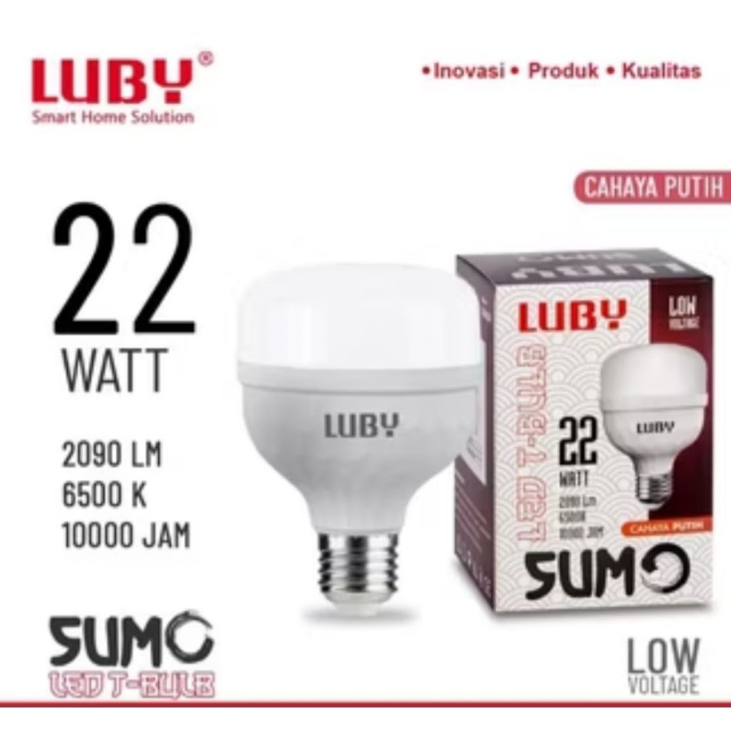 Lampu LED LUBY SUMO 22 Watt Cahaya Putih Low Voltage