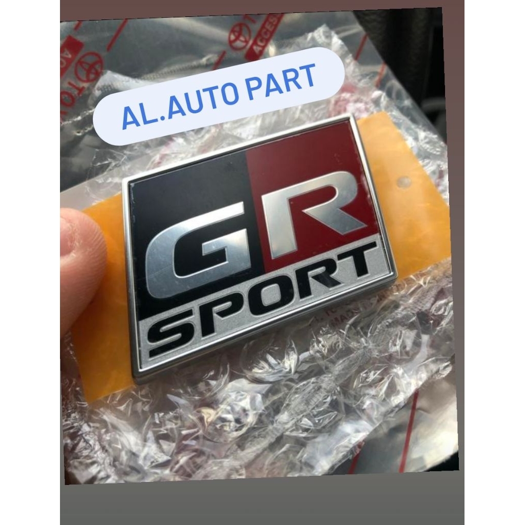 Emblem Logo GR Sport Bagasi Fortuner Original