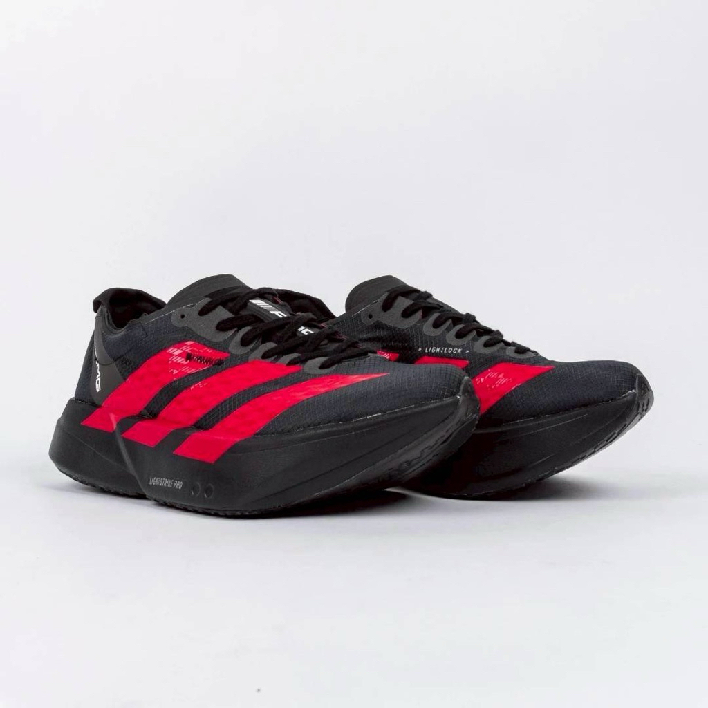 Sepatu AD Pro 4 Merci MG Black Lucid Red Sneakers Running Casual Olahraga Pria Wanita Sport