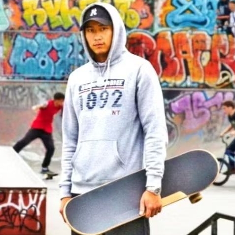 HOODIE ABU MISTY ABERCROMBIE size M fit L(second)