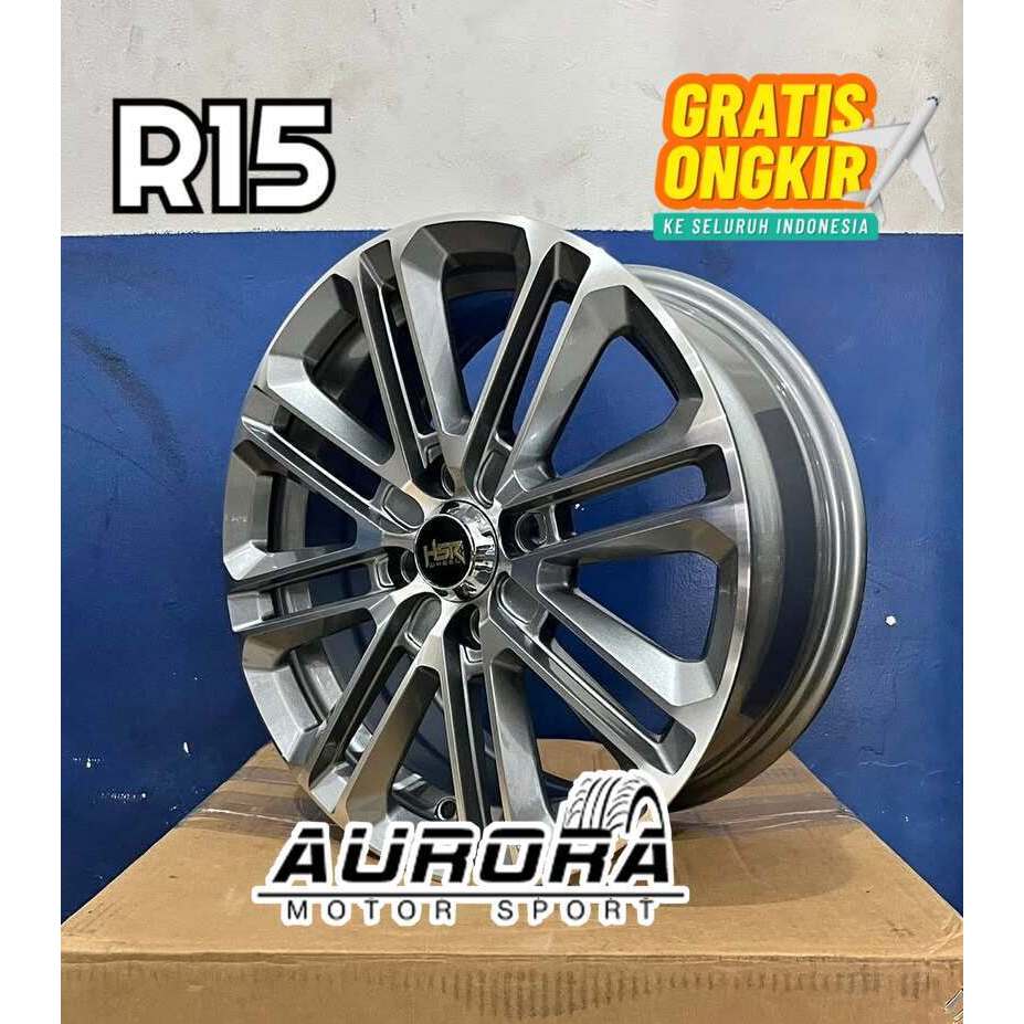Velg Mobil Variasi R15 HSR Cocok Mobil Brio,Mobilio,Vios,Avanza - Promo Free Ongkir