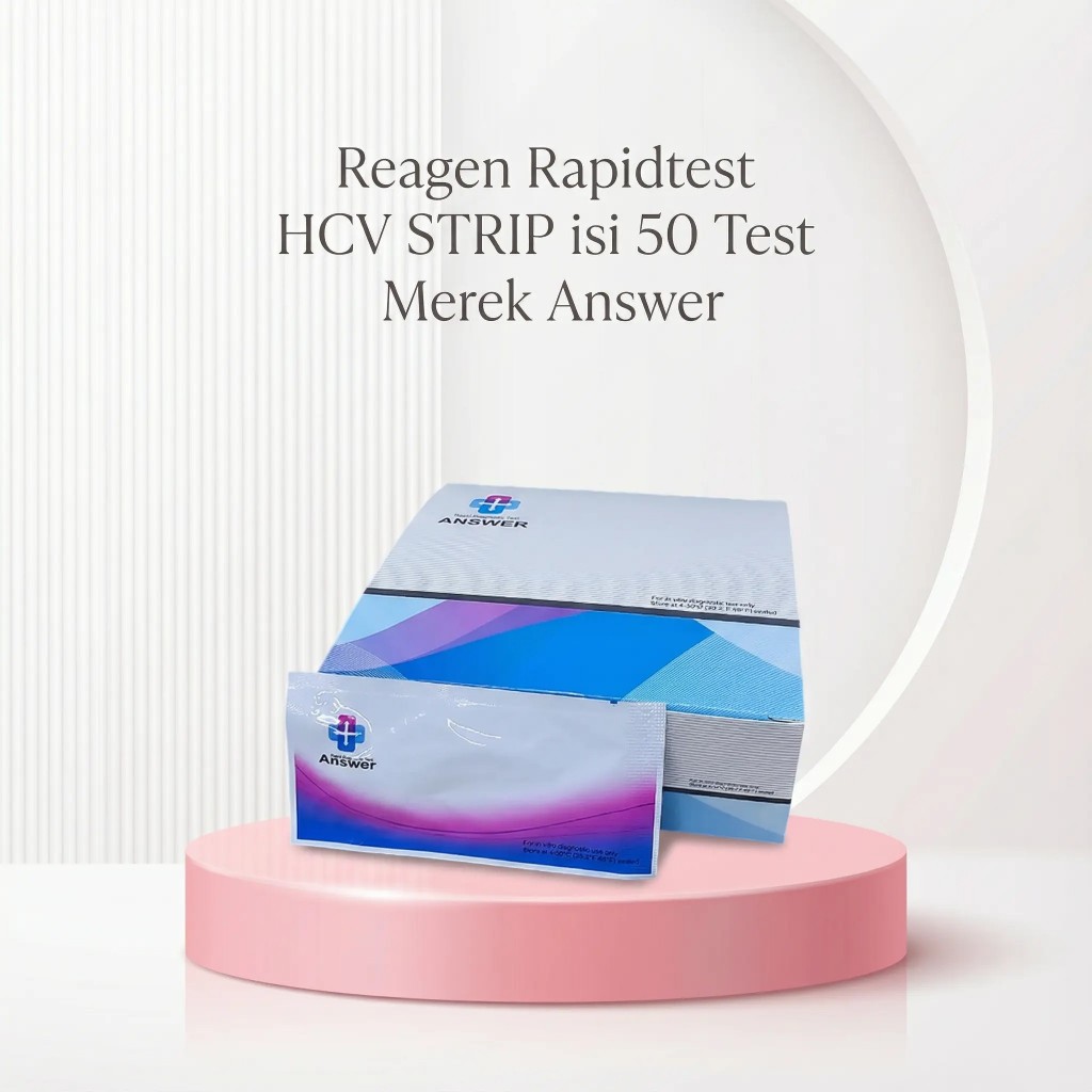 Answer Rapid Test HCV Strip – Box 50 Strip (Deteksi Hepatitis C Cepat)