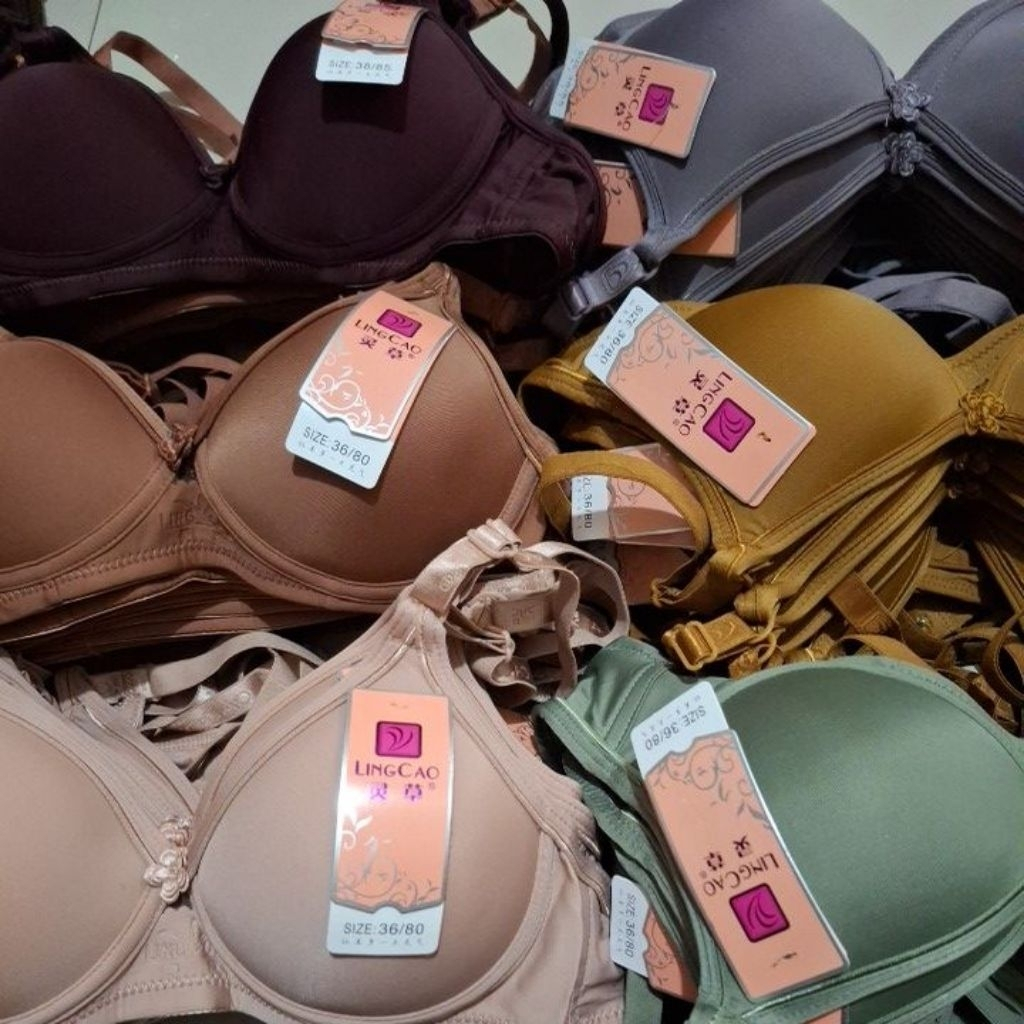 PROMO BRA ISI 3 PCS & ISI 6 PCS BH A5 LINGCAO ORIGINAL ( CUP KECIL)