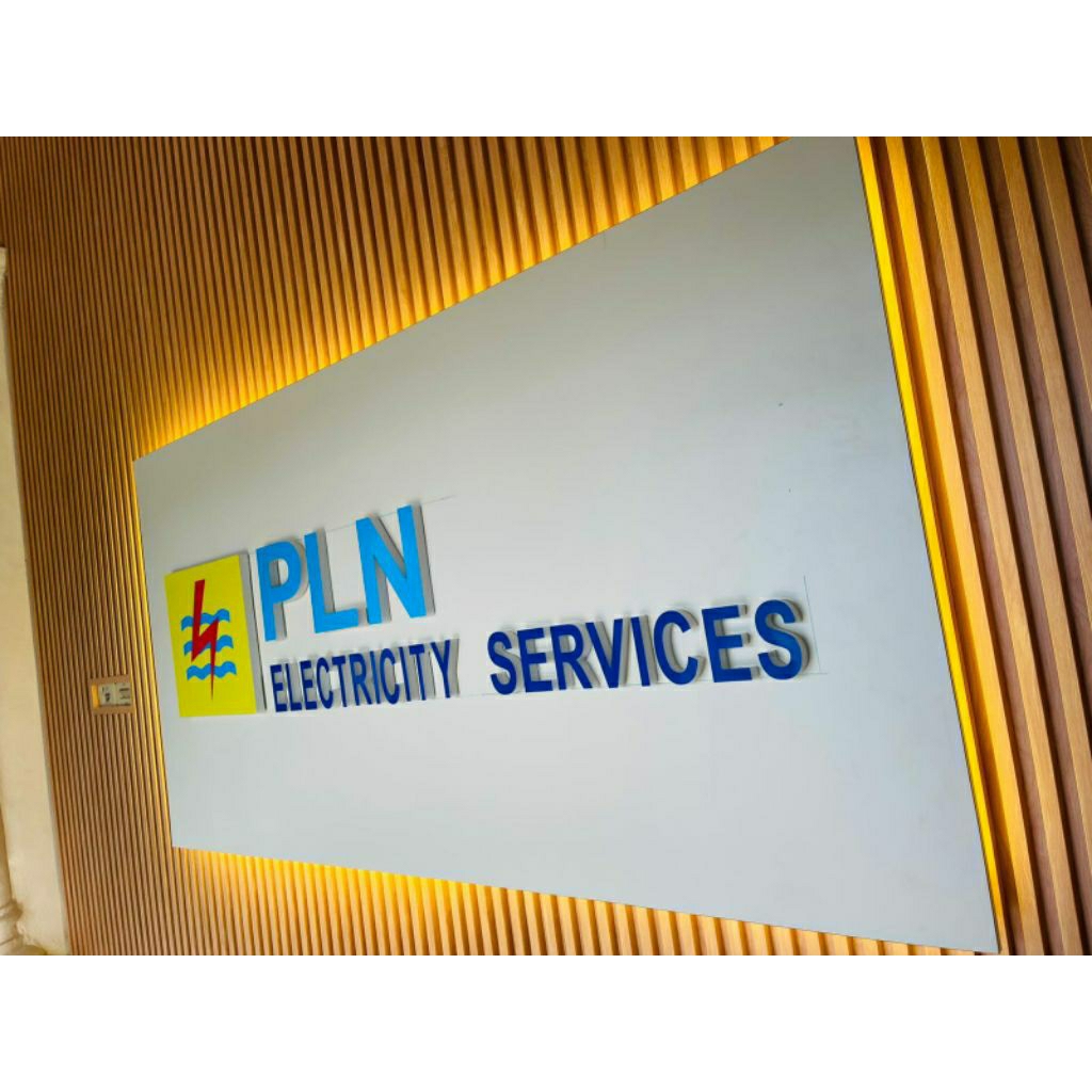 huruf timbul akrilik full body letter timbul akrilik 3D akrilik tanpa lampu