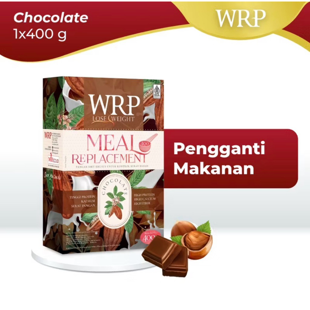 WRP Meal Replacement Chocolate 400gr | Pengganti Makan