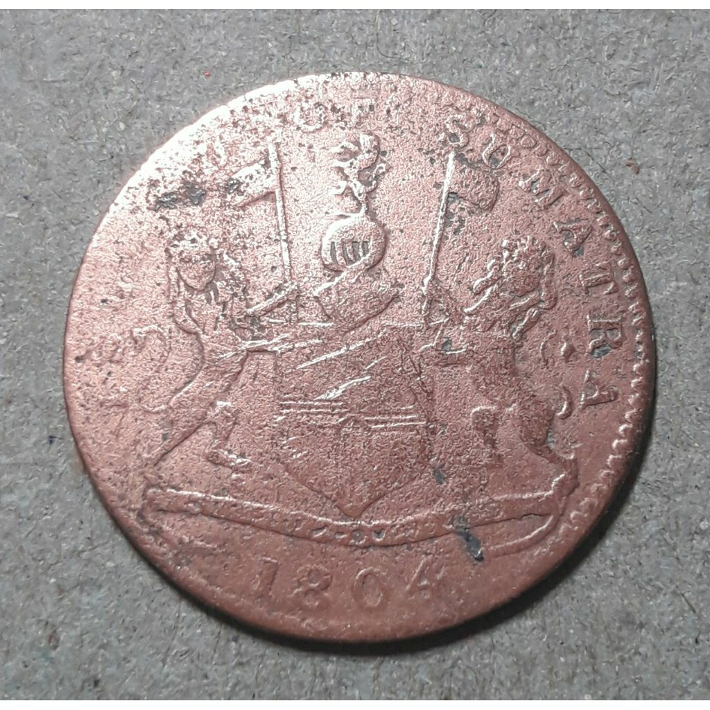 koin island of sumatra tahun 1804
