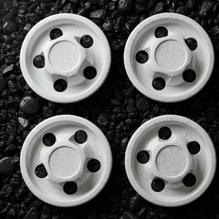 Dop Velg kaleng Mobil PCD 5x114 'PUTIH'Tutup velk 5x114 Terios, rush, New Carry Tayo, L300, Innova, 