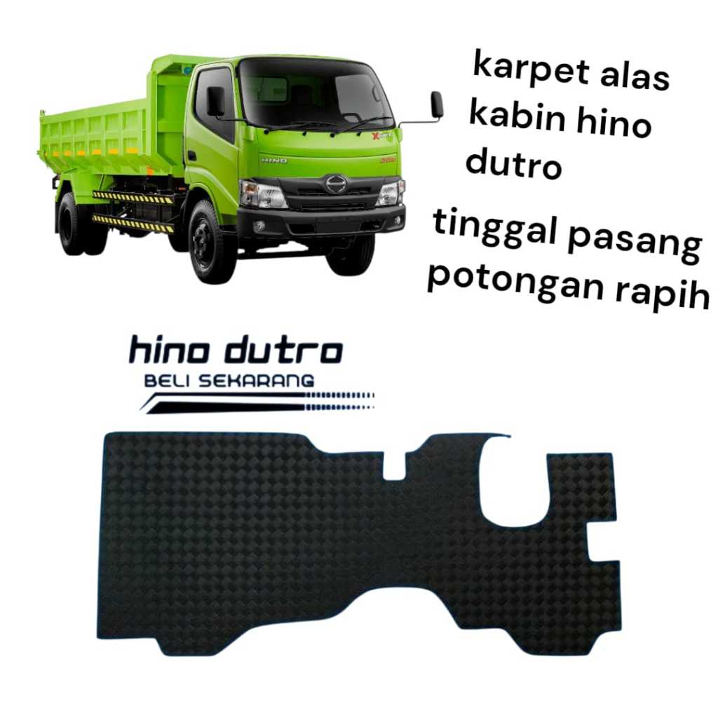 karpet truck Hino dutro toyota dyna kabin/ pelindung kabin hino