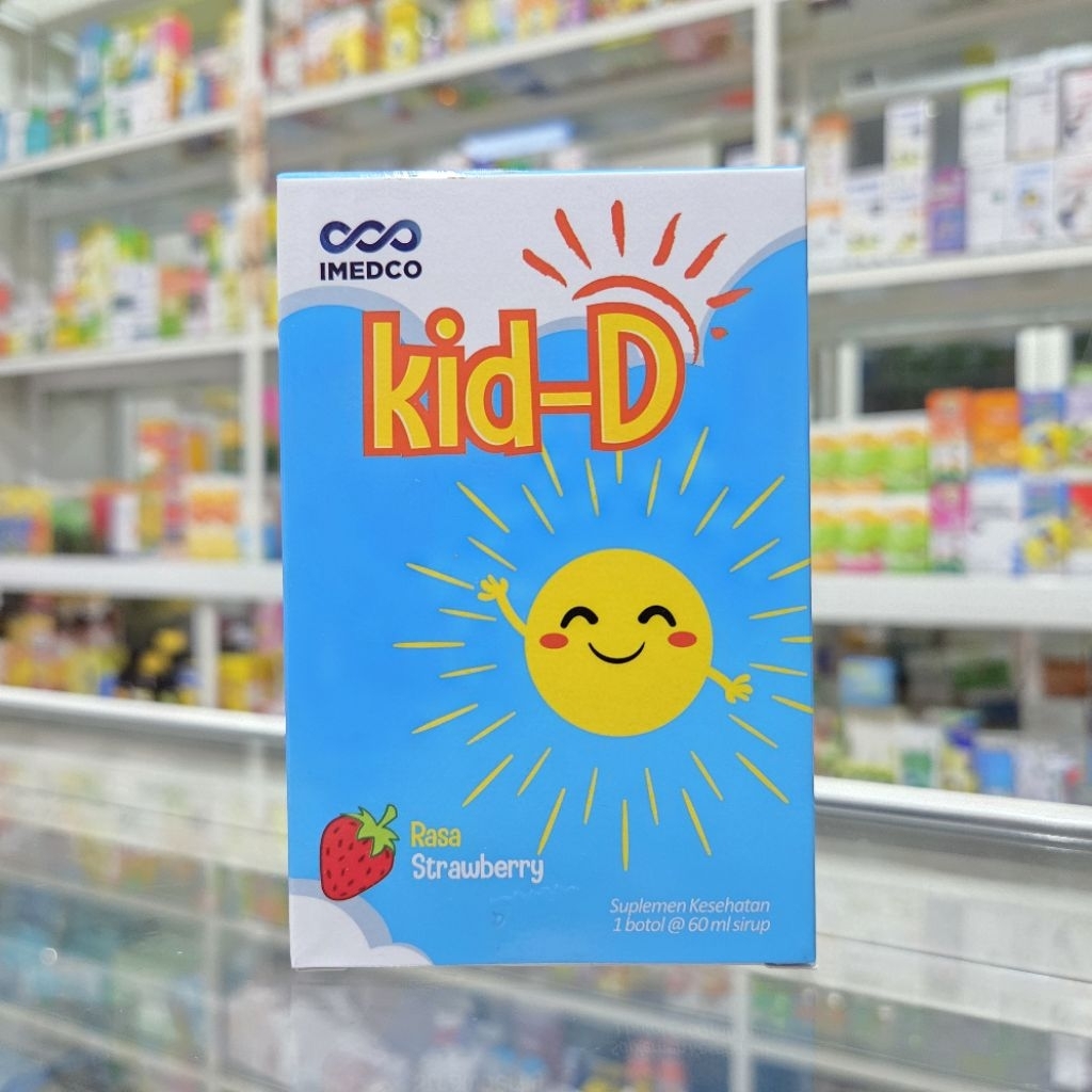 Kid-D sirup 60ml suplemen d3 anak