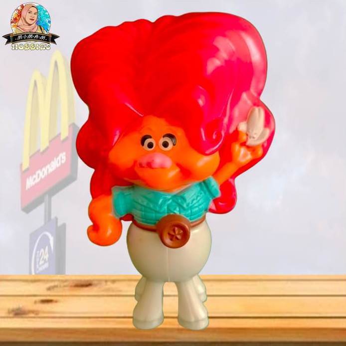 Mainan McDonald's Happy Meal Trolls World Tour 2020 - Delta Dawn (Rare)