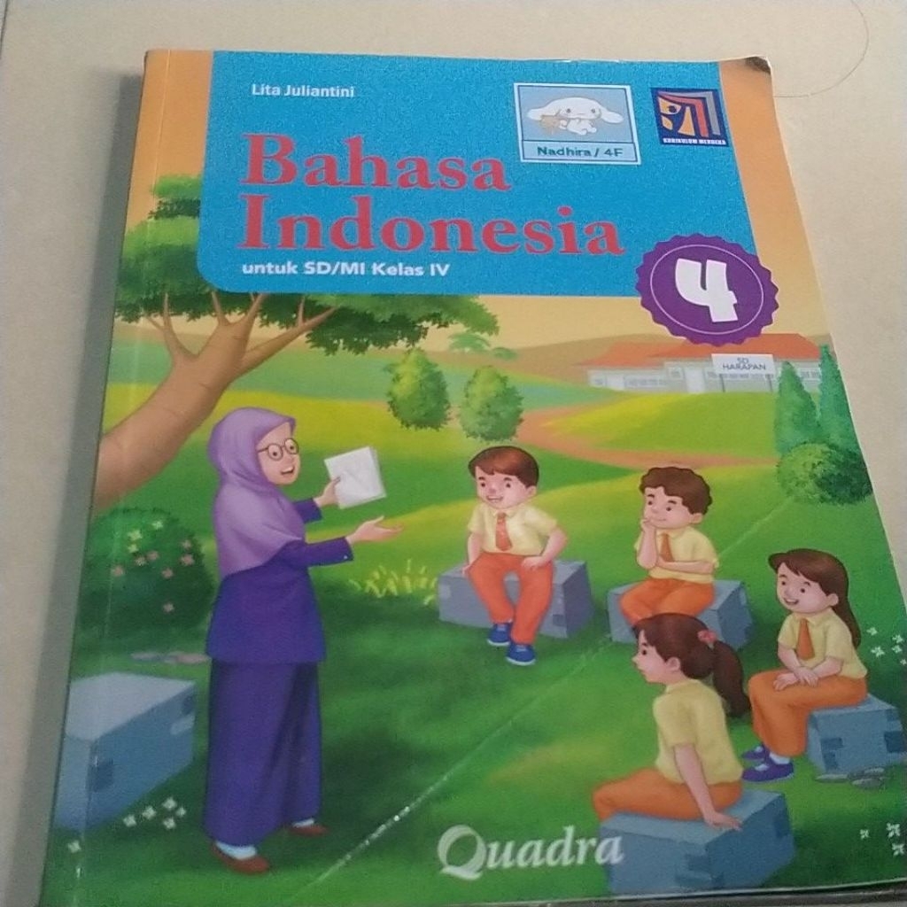 BAHASA INDONESIA SD KELAS 4 KURIKULUM MERDEKA QUADRA