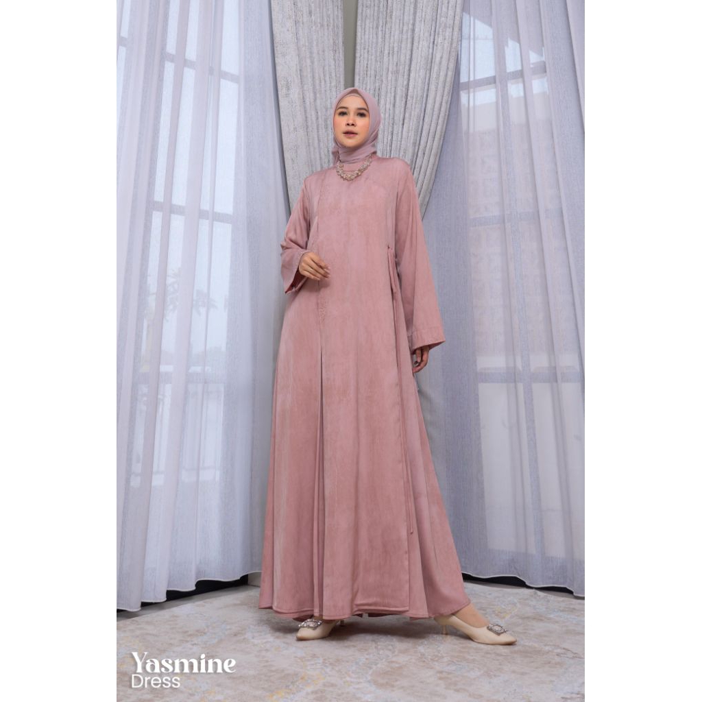 YASMINE DRESS / GAMIS PESTA WANITA / DRESS MEWAH ORI BY MAREVI (HANYA SIZE STANDAR)